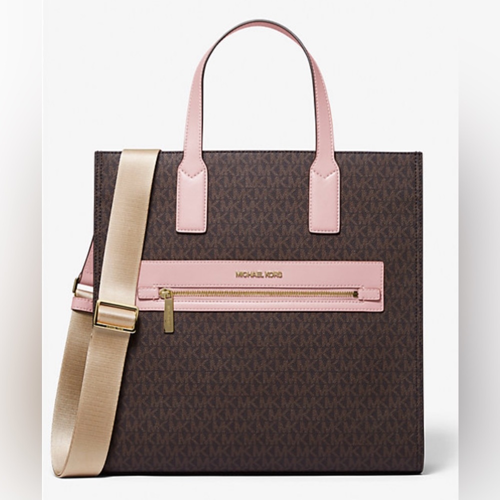 Large Blush Powder Michael Kors Tote Bag 🤎